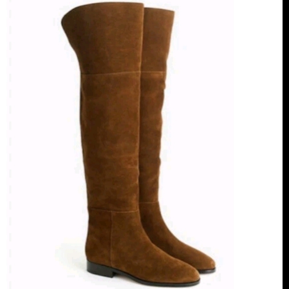 J. Crew Brown Knee-High Boots - Picture 4 of 4
